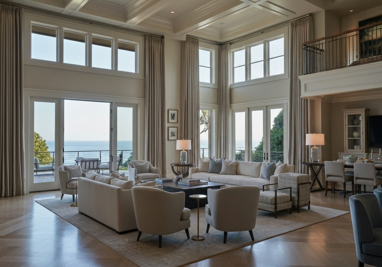 pacific palisades luxury home interior